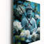Horloge murale bouddique sarcelle bouddhas sarcelle II-99629669