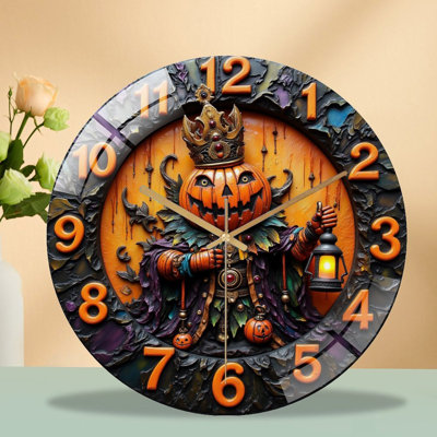Horloge murale éclatante avec horloge murale moderne en verre 12 po