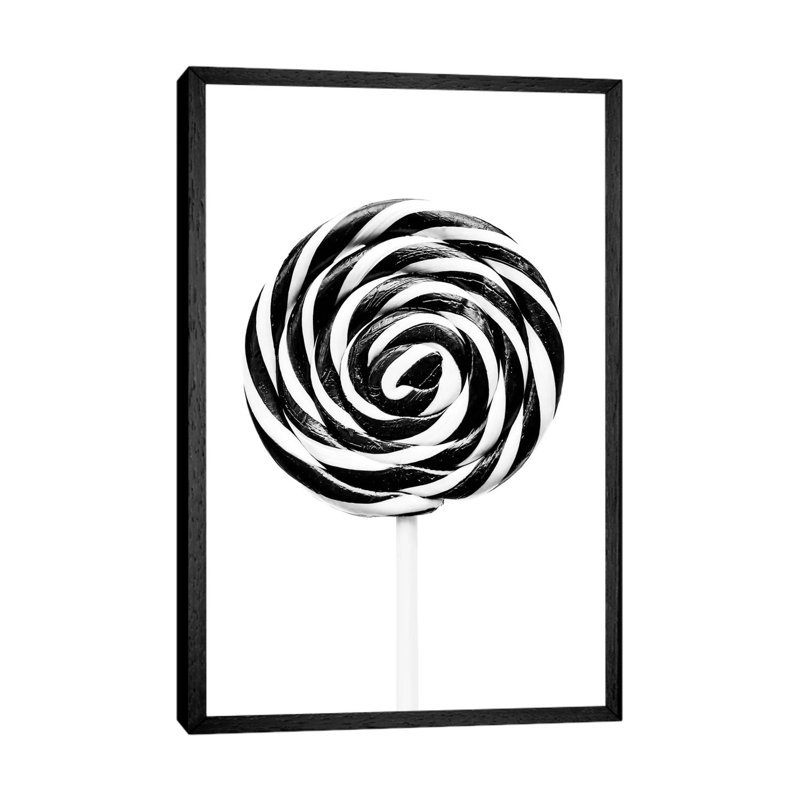 Lollipop by Sisi & Seb - Gallery-Wrapped Canvas Giclée on Canvas, Black Framed, 66.04 cm H x 45.72 cm W