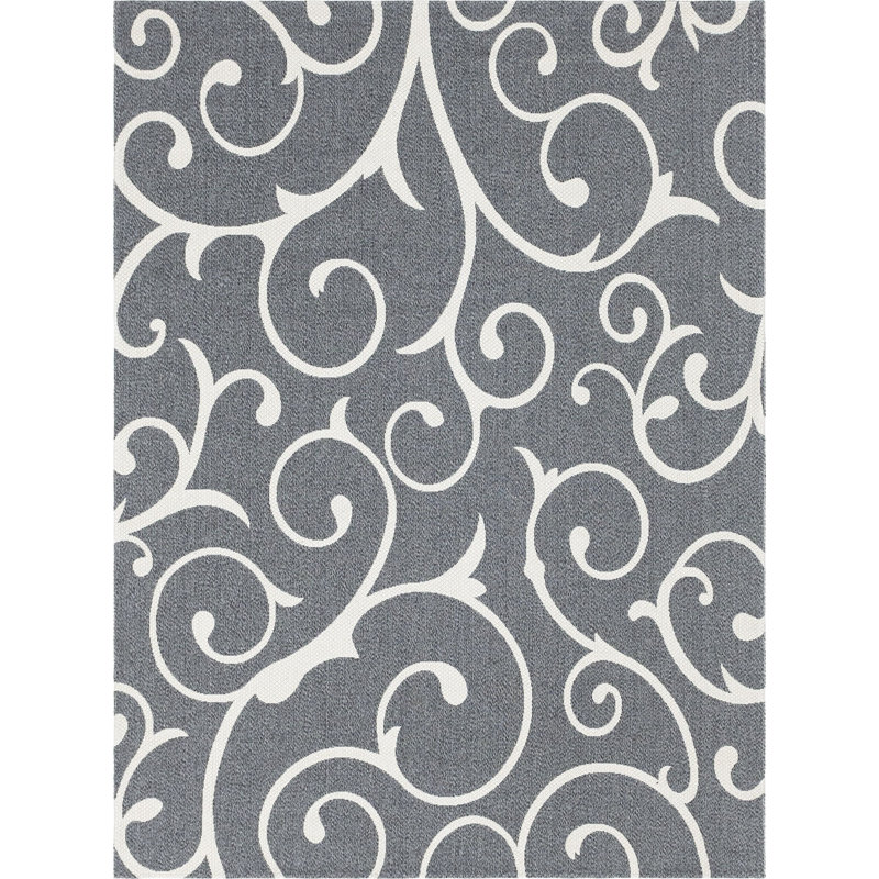 California Cotton Abstract Indoor Rug, Rectangle 7'5" x 10'