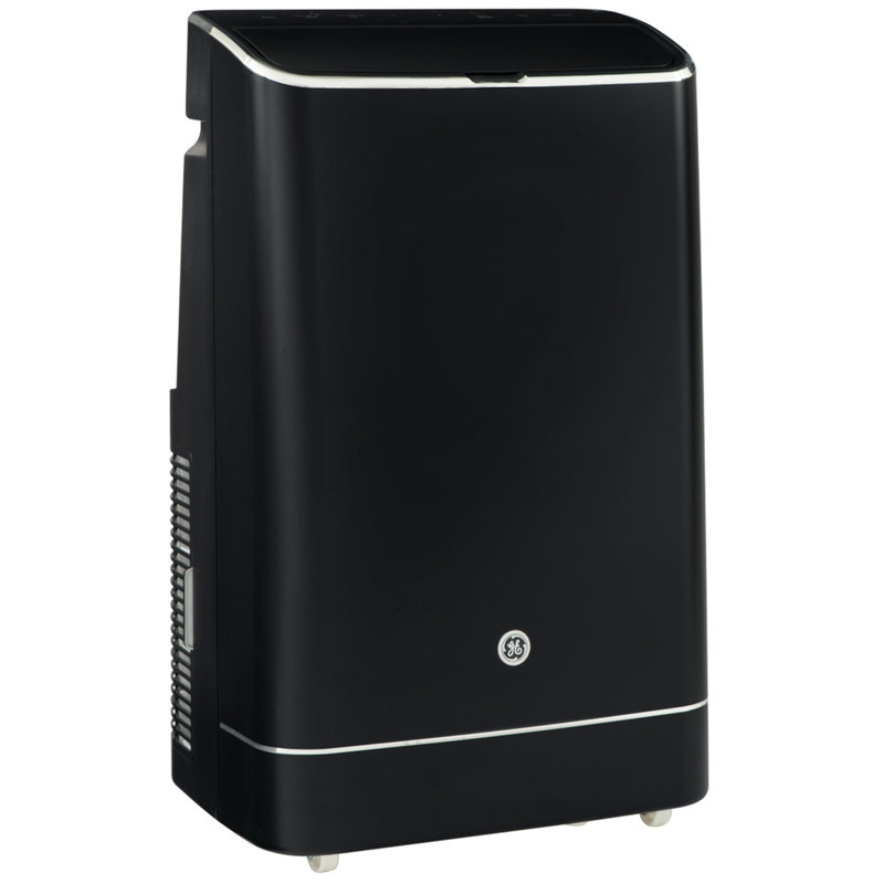 GE 10,500 BTU Black Portable Air Conditioner with Heater and Remote