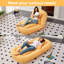 Chaise longue pliante rembourrée avec dossier réglable Jora-114549929