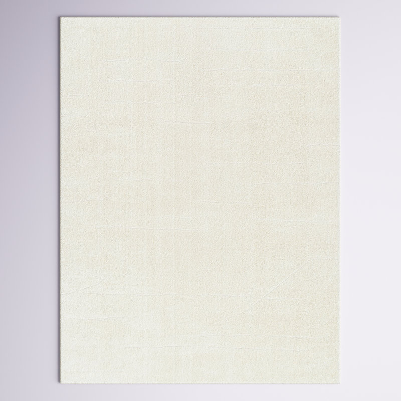 Asfand Machine Woven Cream Area Rug, Rectangle 9'2" x 12'
