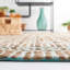 Tapis rayé en jute / coton Sekani-545616489