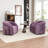 Coyle Upholstered Swivel Barrel Chair-1916388749