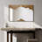 Brushed Antique Gold Edge Tear Wall Mirror