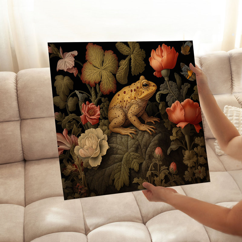 Animaux, reproduction d'art sans cadre William Morris, H 24 po x l 24 po