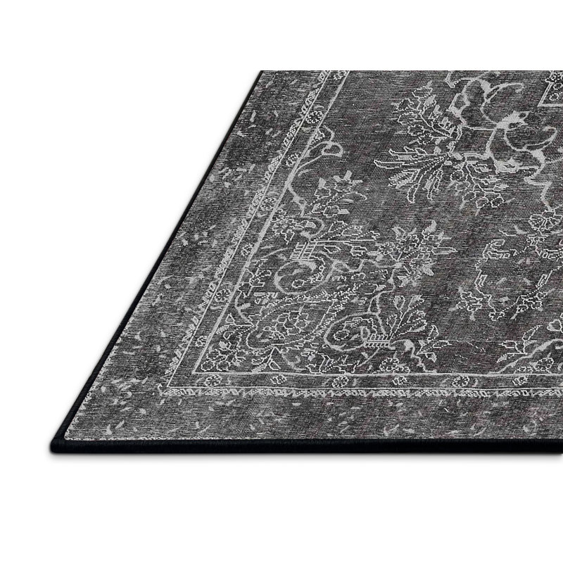 Tapis gris/bleu traditionnel Beaconsdale, Rectangle 5 pi x 7 pi