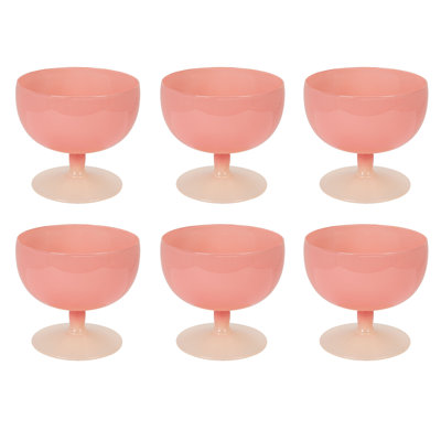 Verres à vin à deux tons