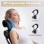 Chaise de travail ergonomique en maille à boutons avec verrouillage d'inclinaison à 3 niveaux, chaise de bureau personnel avec sièges en filet à haut dossier, roulettes et appuis-tête réglables; Doté d'un soutien lombaire confortable et d'accoudoirs réglables-674279189-673033114