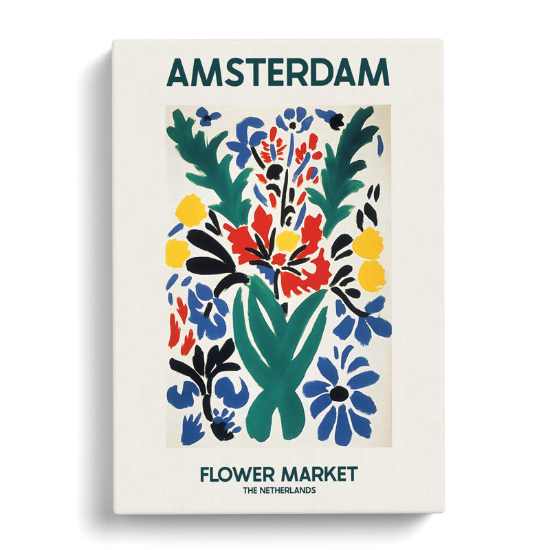 XMKTMKT-53 Amsterdam Flower Market Exhibition 5 - Wrapped Canvas Print, 76cm H x 50cm W x 3cm D