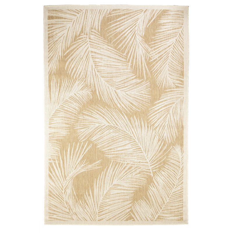 Tapis intérieur / extérieur sable Adal, Rectangle 3 pi 3 po x 4 pi 11 po