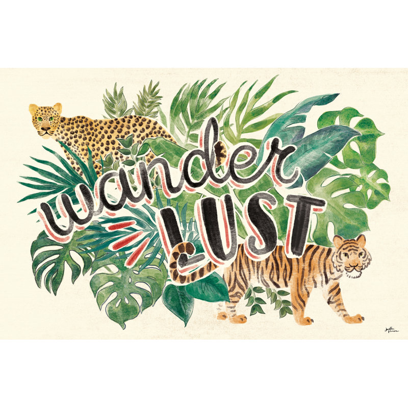 Jungle Vibes VII 1 Piece Wrapped Canvas Painting, 20cm H x 30cm W