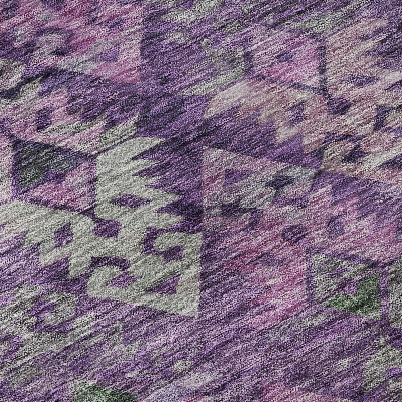 Premium Machine Washable Marasco AMF1637 Diamonds Rug, Rectangle 1'8" x 2'6"