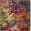 Tapis orange / rose / bleu / jaune à motif abstrait Corlenzo-1612264186