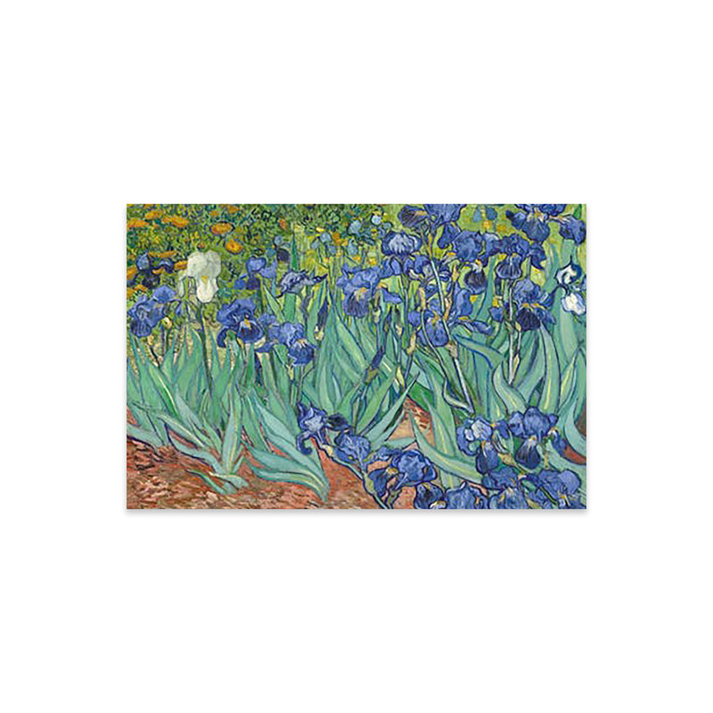 Iris, 1889 par Vincent Van Gogh - peinture sans cadre, H 24 po x l 32 po x P 0,25 po