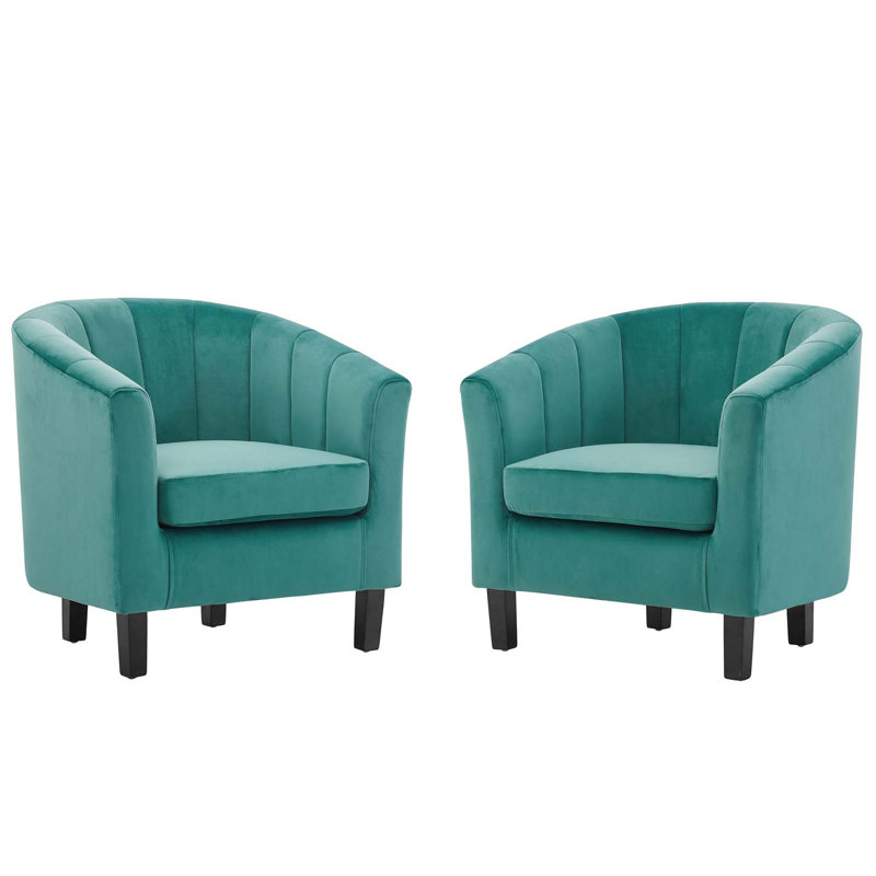 Fauteuil Streitmann, Tissage bleu sarcelle