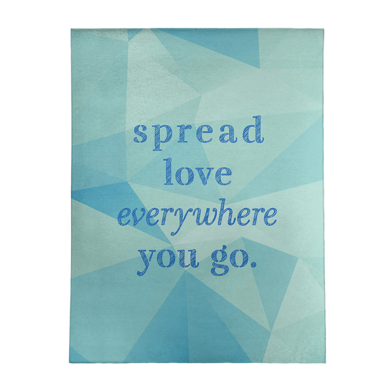 Tapis en polyester imit quote love, Rectangle 8 pi x 10 pi