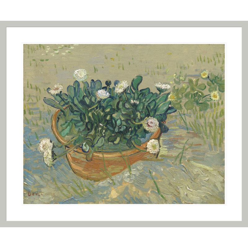 «Daisies Arles» par Vincent van Gogh, impression giclée encadrée, 33,5 po H x 40,22 po po