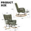 Ensemble de chaise berçante et berçante à oreilles Teddy-1066338170