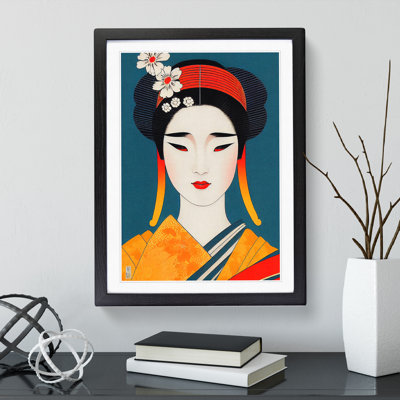 Face Of A Geisha No.3 - Single Picture Frame Print