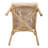 Orla Dining Table Set With Rattan-Back Dining Chairs