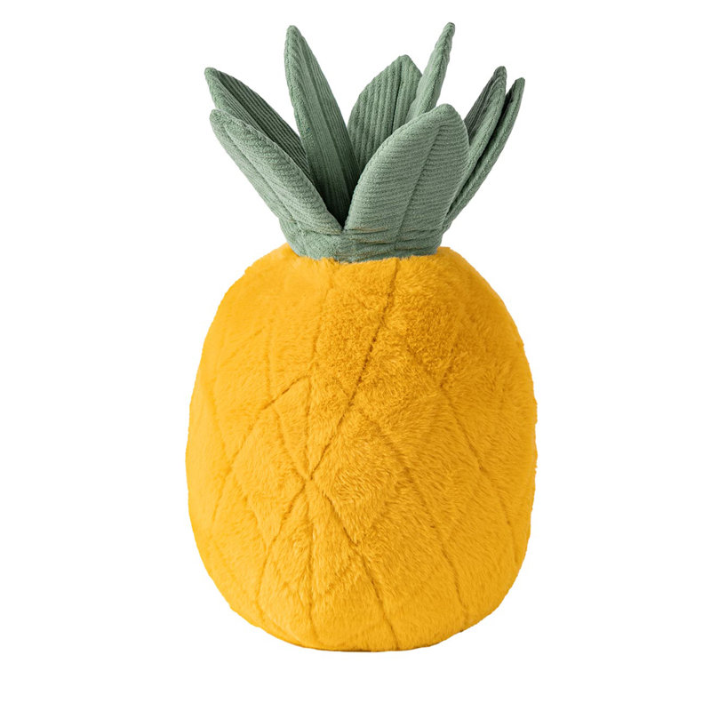 Pineapple Shaped Decorative Pillows,  Fruit Themed Cushions, Pineapple
