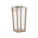 Lanai Teak And Glass Hurricane - SM