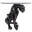 Table de bout noire Figurine Jaguar