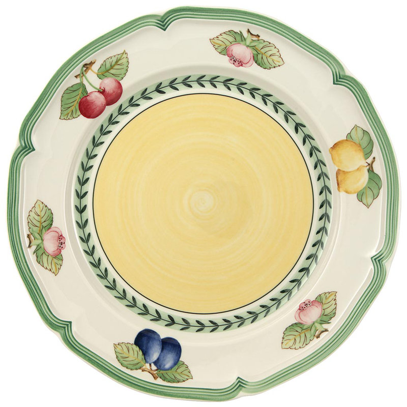 French Garden Fleurence 26cm Porcelain Dinner Plate