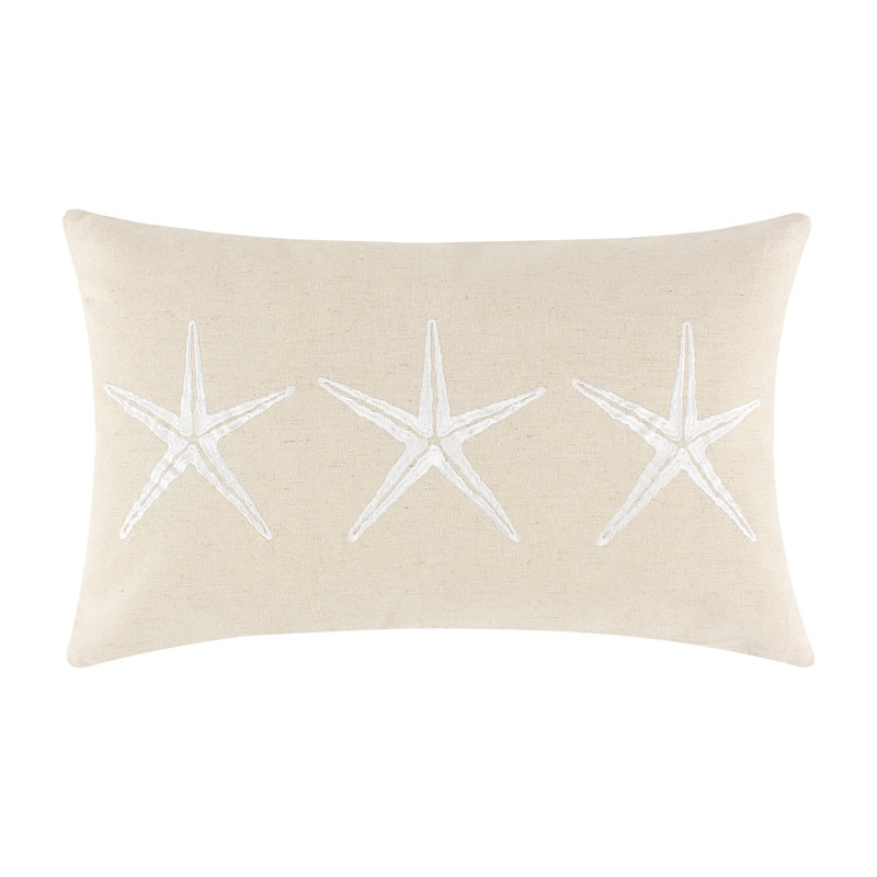 Coastal Blue and Beige Embroidered Kids Pillow Set