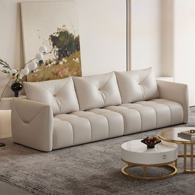 Canapé modulaire 106,3 "en microfibre beige