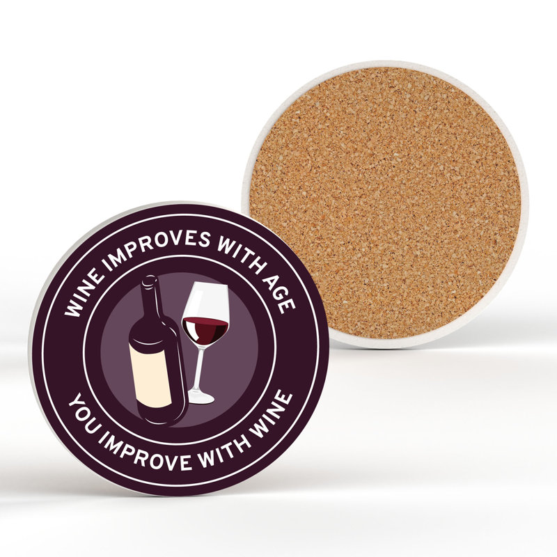 Kana Ceramic Round 1 Piece Coaster