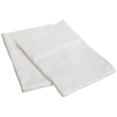 300 Thread Count 100% Egyptian Cotton Solid Color Pillowcase Set of 2