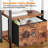 4 Tier Bookshelf With Drawer, Tall Bookcase With Shelv...