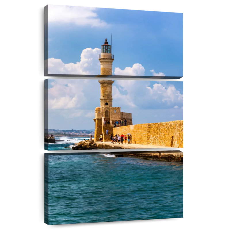 Chania lighthouse Aletra, H 65 po x l 42 po