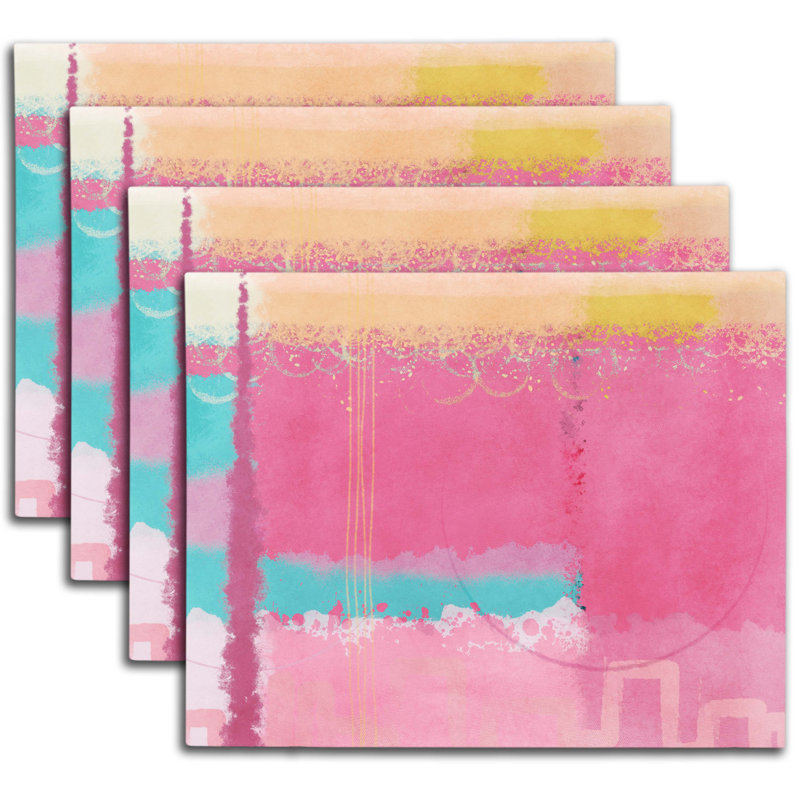 Napperon abstrait en polyester