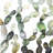Pattern opuntia cactus - 32"x32" art on canvas