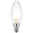 8 Watt C11 LED Clear Finish Candelabra Base 90 CRI 760 Lumens 120 Volt-100524563