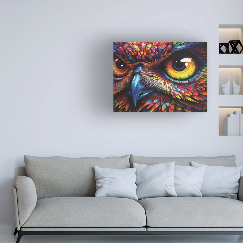 Art sur toile Michael David, H 14 po x l 19 po