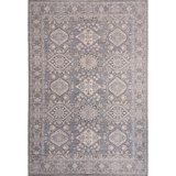 Hand Knotted Wool Oriental Area Rug in Gray