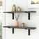 Sand & Stable Jensenn 2 Piece Pine Bracket Shelf & Reviews | Wayfair