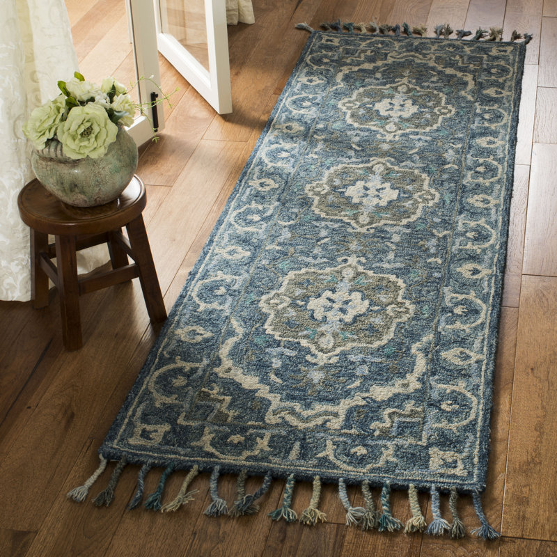 Vahakn Hand Tufted Wool Oriental Rug, Runner 2'3" x 9'