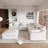 6 - Piece Slipcovered Sectional With Ottoman-1318937034