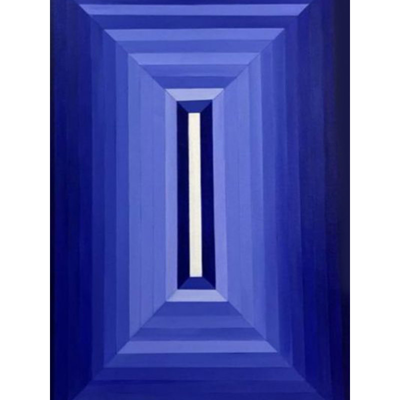 Motif géométrique abstrait | Acrylique sur toile | Par Anshul Gupta