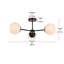 Plafonnier semi-encastré 3 lumières 26 po Caisha-61751732-61751728