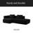 L-Shape Modular Compressed Couch,Cloud Sectional Sofa With Chaise Lounge,No Assembly Required,Upholstered Oversized Couches For Living Room,Apartment-326604674