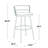  Sone 30" Velvet Fixed-Height Bar Stools with Round Footrest-89129275-89678223