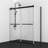 Spezia 60 W 76 H Frameless Rectangle Reversible Shower Enclosure-53889785