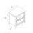 Cleckheat 23'' W Nightstand-197893246